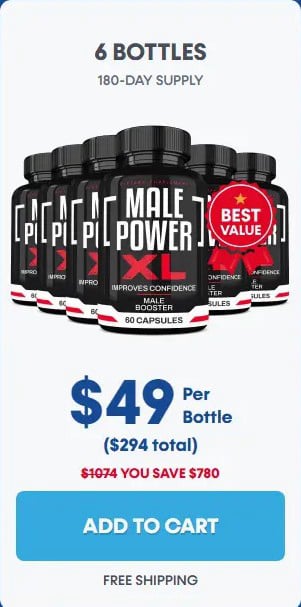 Male Power XL price 6 bottle